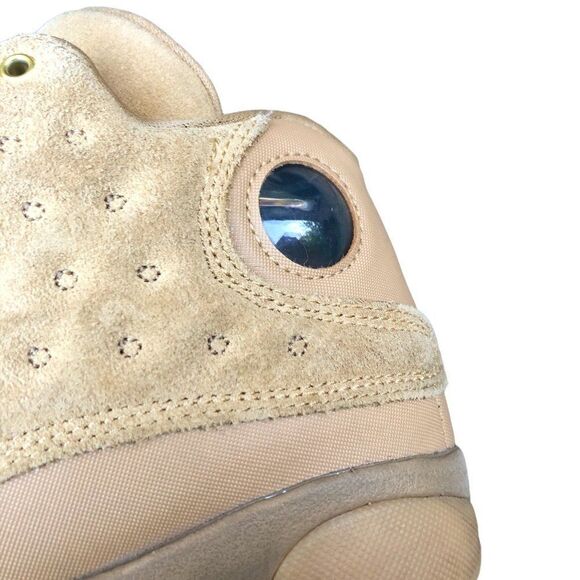 RARE 2017 Air Jordan 13 Retro Wheat Size 5.5 Brown Suede - Picture 13 of 16
